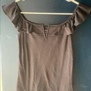 Aeropostale Off the Shoulder Shirt